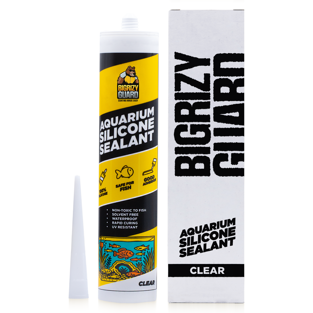 Aquarium-Safe Silicone Sealant — 100% Silicone, Solvent-Free – Bigrizy ...