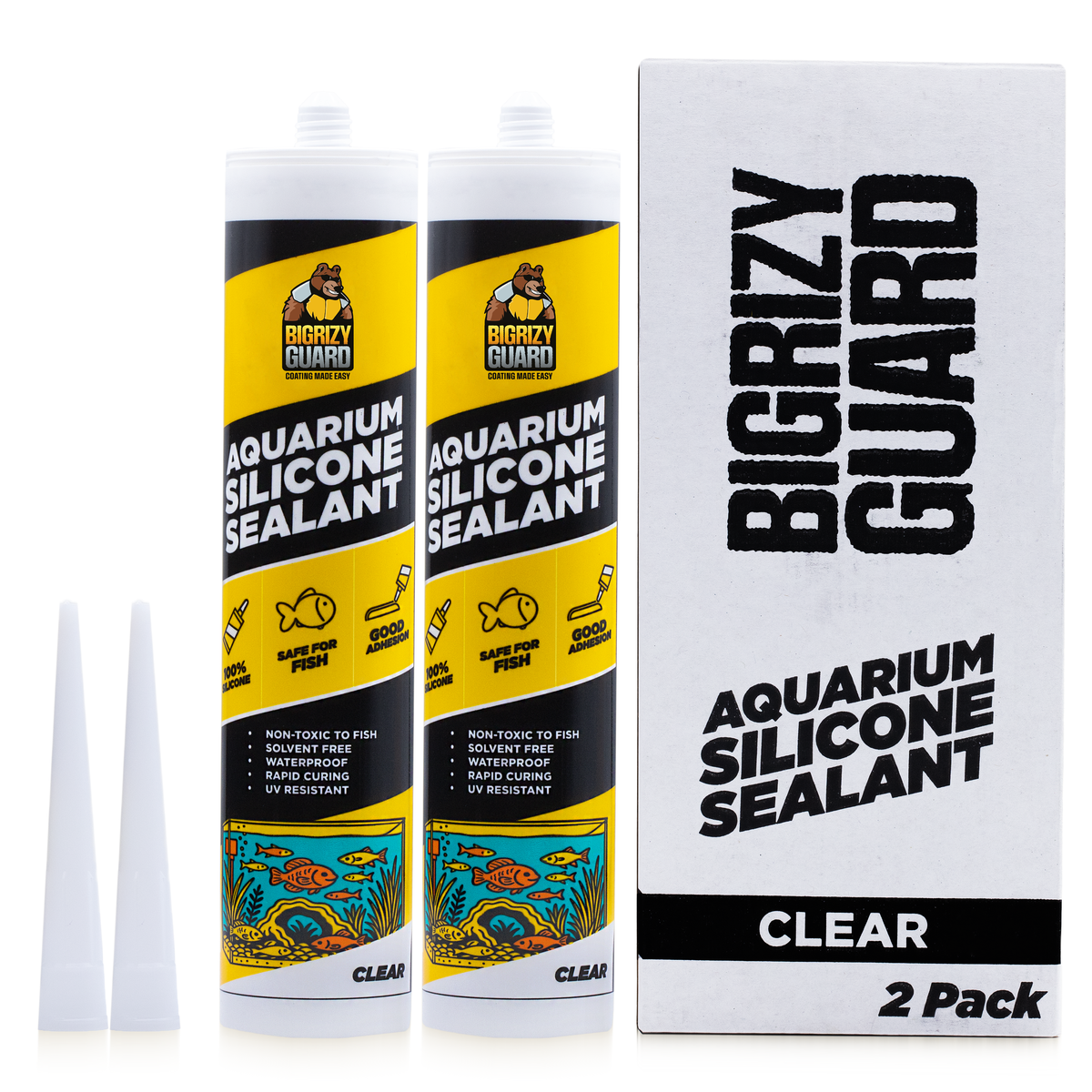 Aquarium-Safe Silicone Sealant — 100% Silicone, Solvent-Free – Bigrizy ...